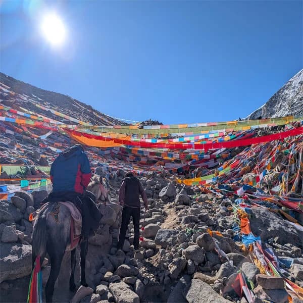 Kailash Kora on Horse