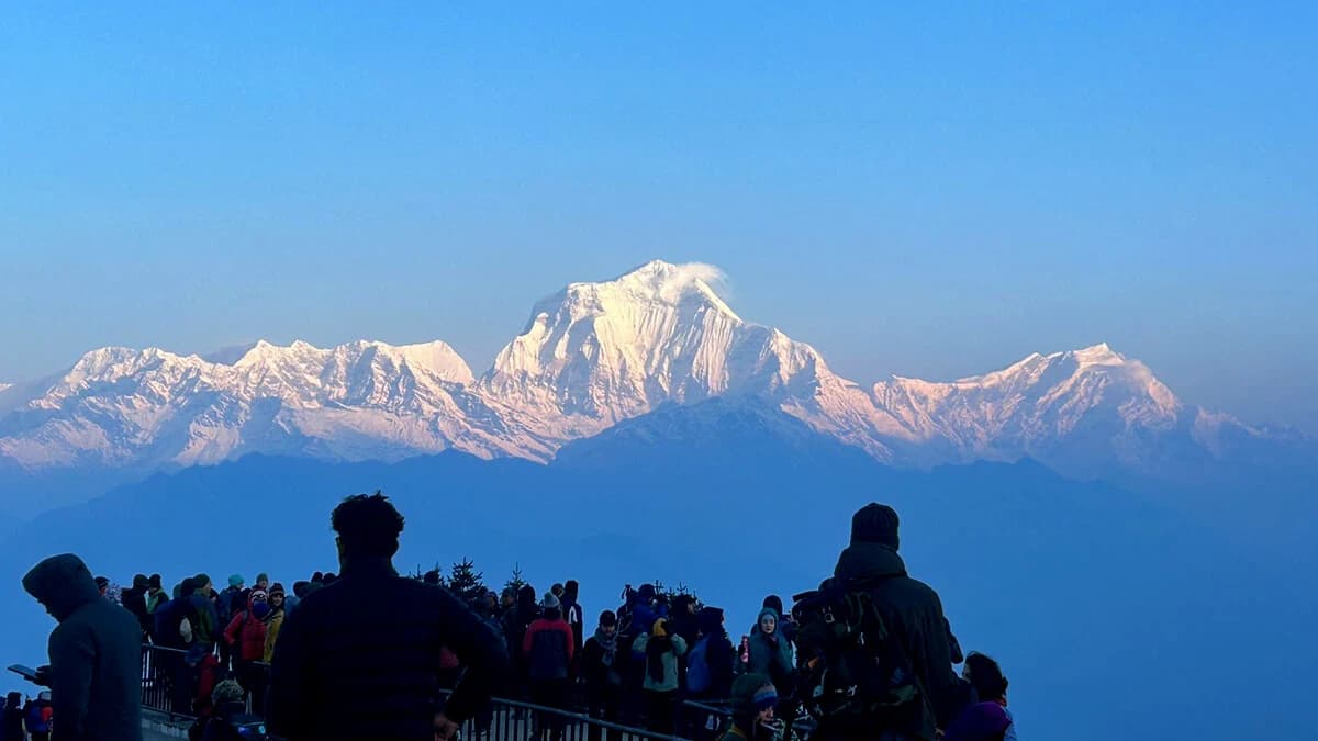 View From Ghore Pani Poon Hill